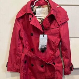 Burberry Girls Trench Coat Size 6Y